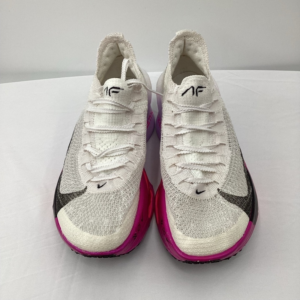 Nike White and Pink Air Zoo Alphafly Next%3 Sneakers Woman 8.5 - Picture 3 of 13